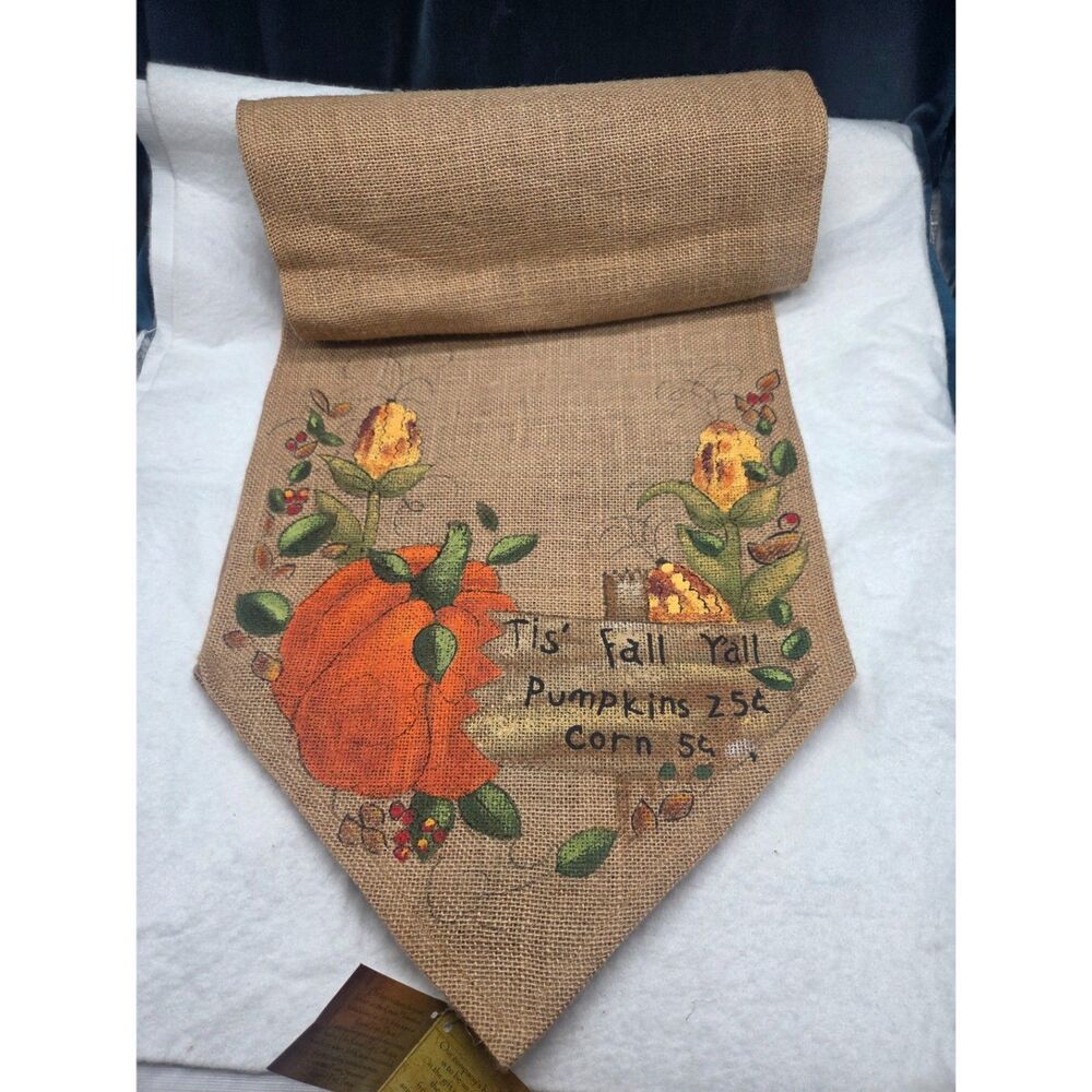 Round Top Collection Fall Table Runner - Picture 2 of 5